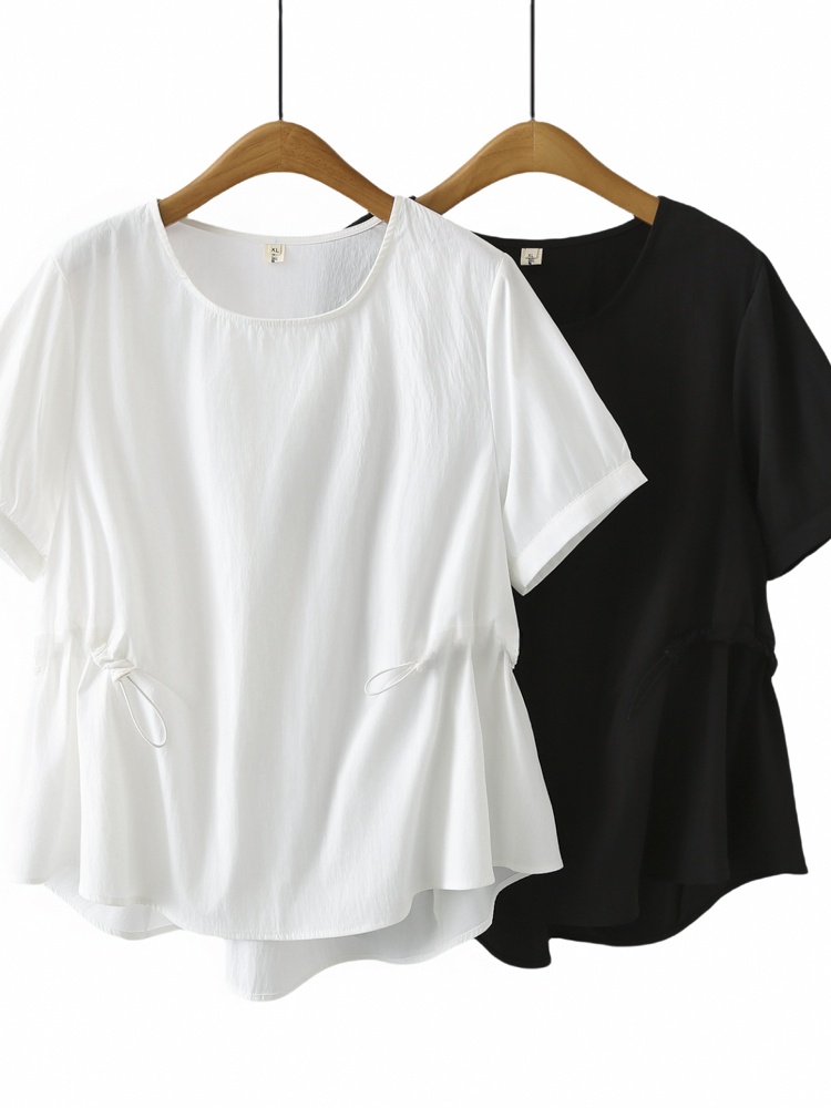 Women Fashion Over The Years - Casual round Neck Short Sleeve T-Shirt