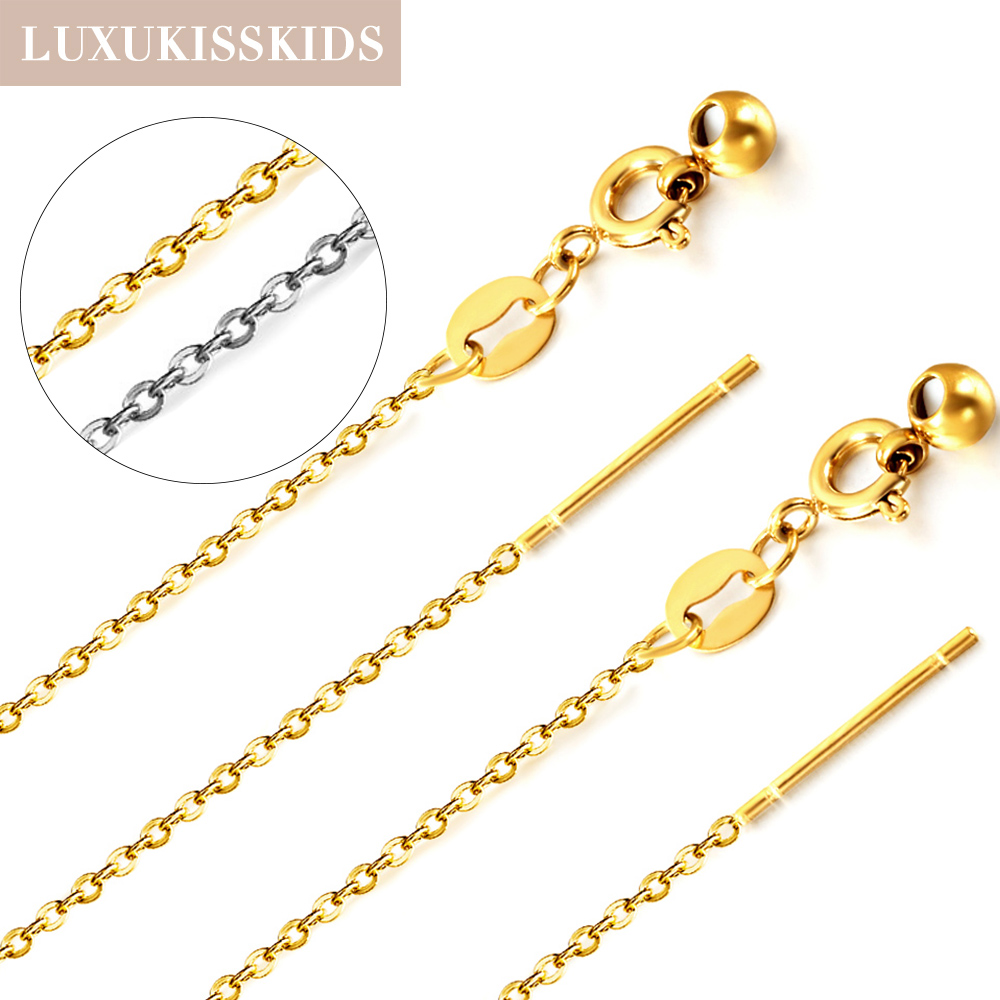 Women'S Fashion Show 2022 - LUXUKISSKIDS 1Mm O Dây Chuyền Vòng