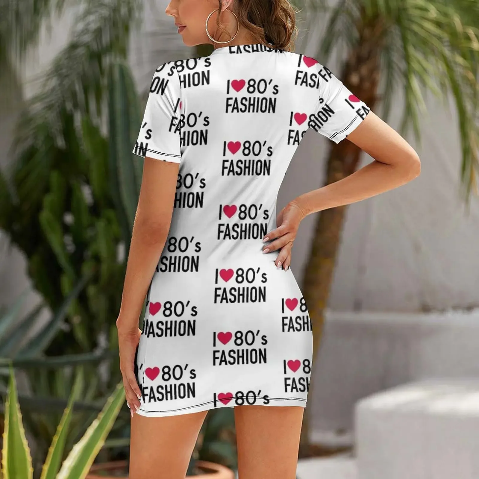I love 80s fashion Short-Sleev - đánh giá và giá Women'S Fashion In The 80S