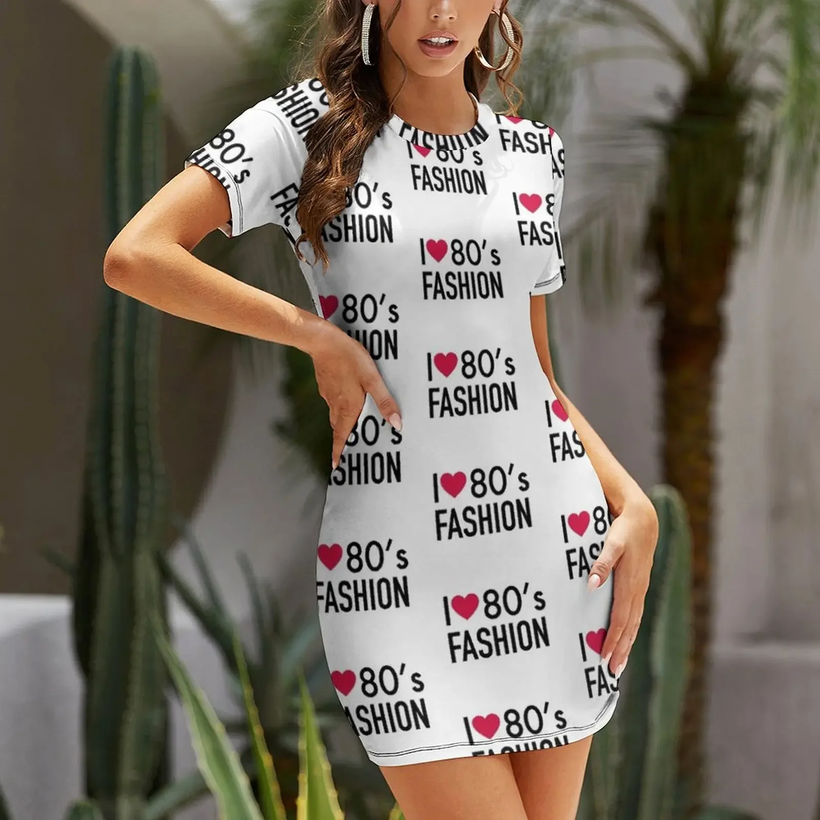 I love 80s fashion Short-Sleev - đánh giá và giá Women'S Fashion In The 80S