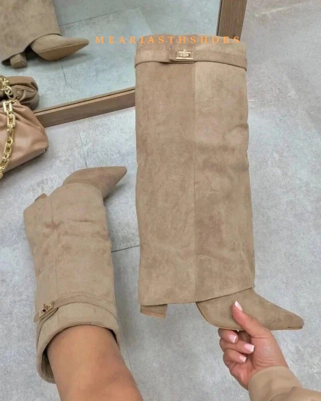 Women's Chunky Heel Knee High  - đánh giá và giá Women'S Fashion Winter 2025