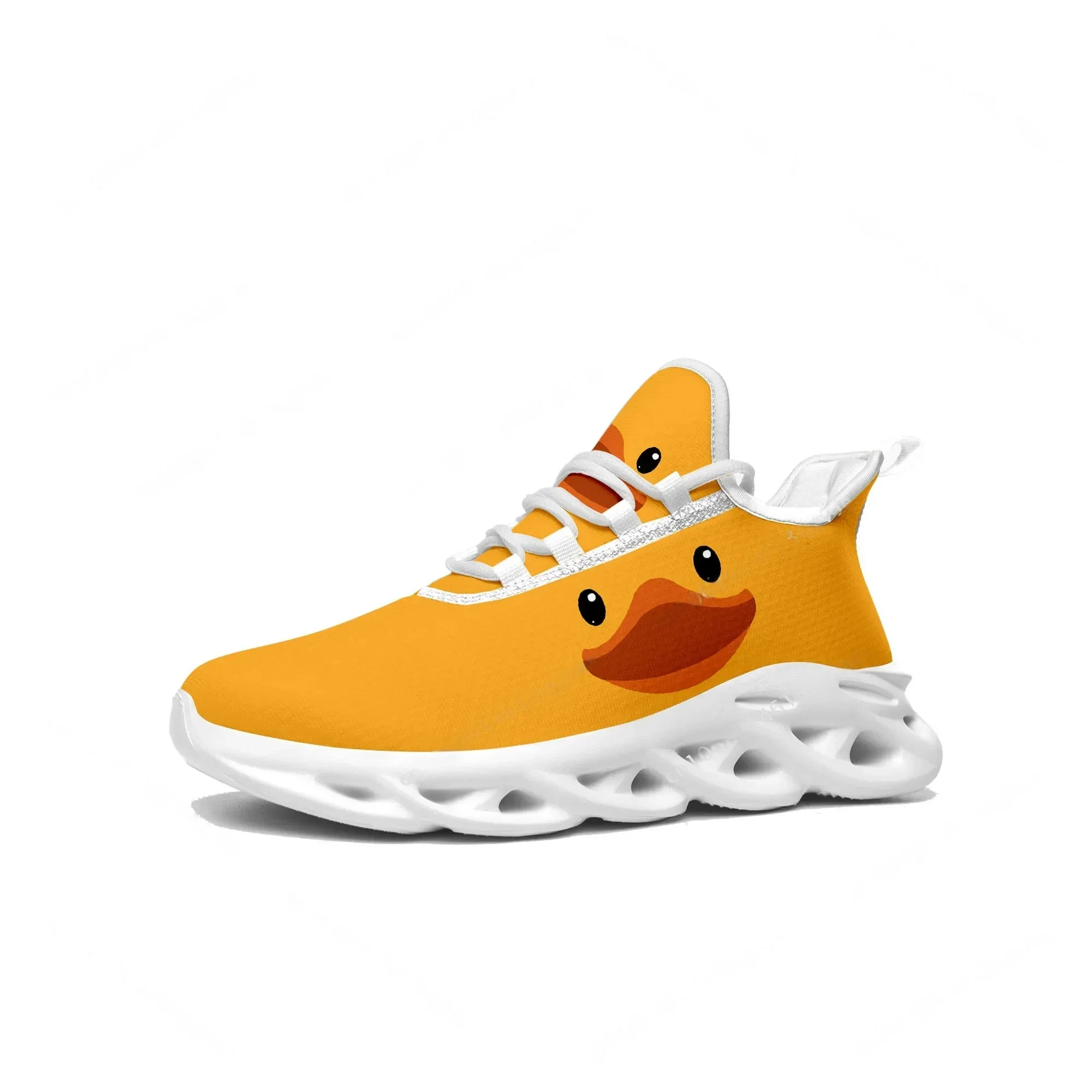 Yellow Duck Printed Flats Snea - đánh giá và giá Women'S Yellow Fashion Sneakers