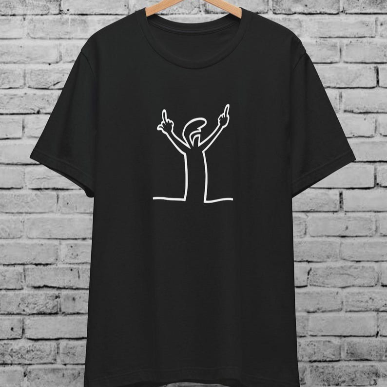Angry La Linea Unisex T-Shirt  - đánh giá và giá Women'S Fashion From The 80S