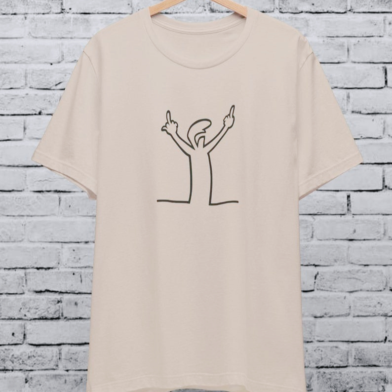 Angry La Linea Unisex T-Shirt  - đánh giá và giá Women'S Fashion From The 80S