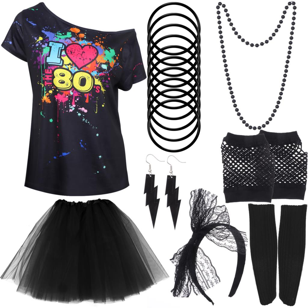 80s Fancy Dress Accessories Re - đánh giá và giá Women'S Fashion From The 80S