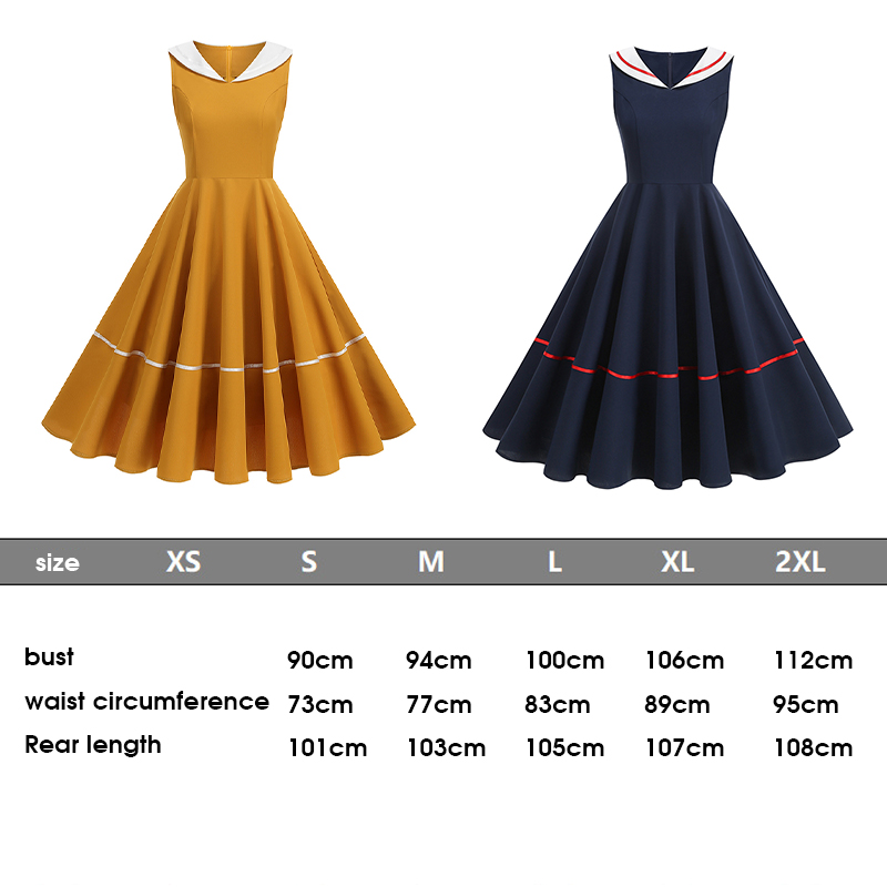 50s 60s Vintage Navy Style Dr - đánh giá và giá Women'S Fashion Of The 50S
