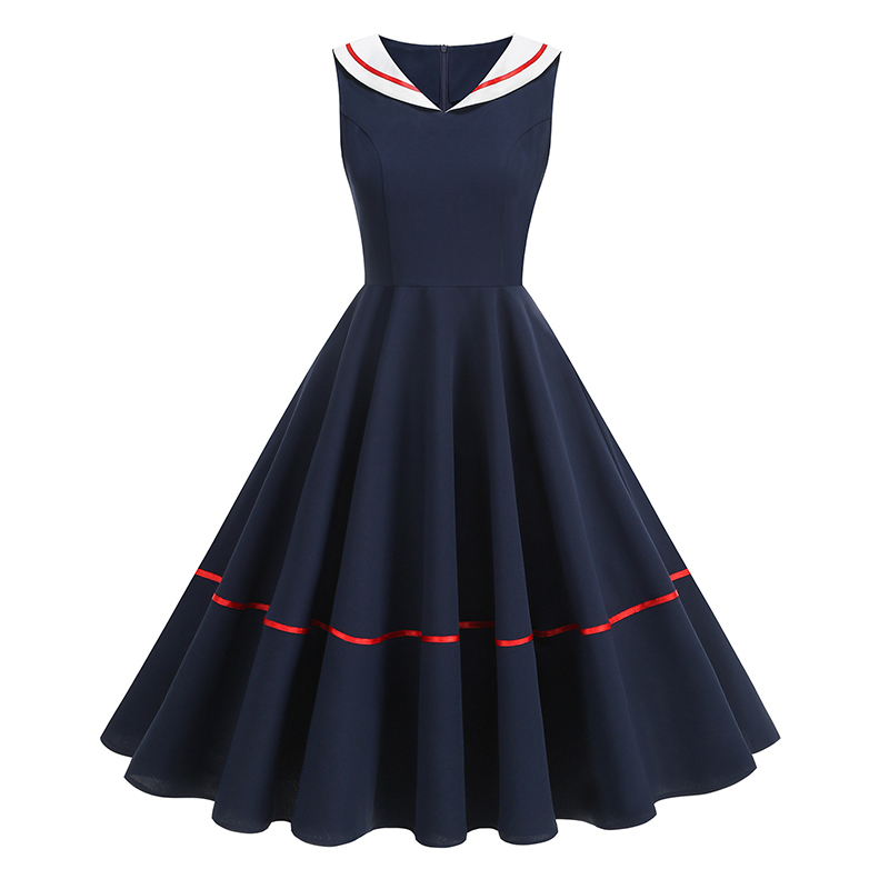 50s 60s Vintage Navy Style Dr - đánh giá và giá Women'S Fashion Of The 50S