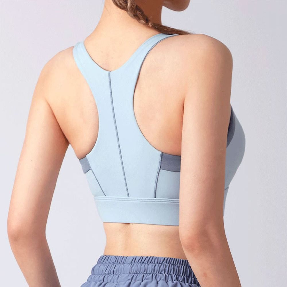 Comfortable Patchwork Front Zi - đánh giá và giá Bra Top Seamless