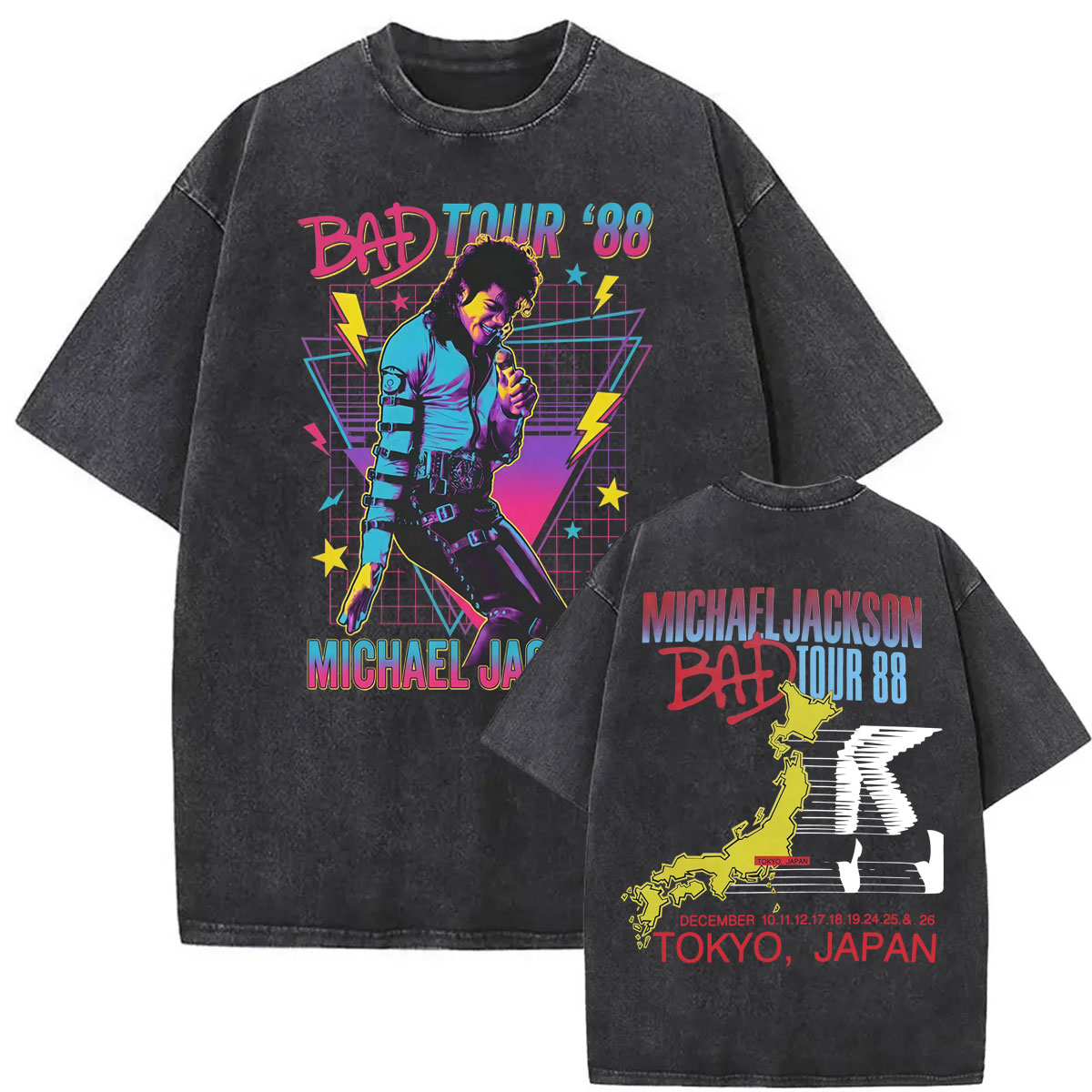 Vintage Washed King of Pop Bad - đánh giá và giá Women'S Fashion From The 80S