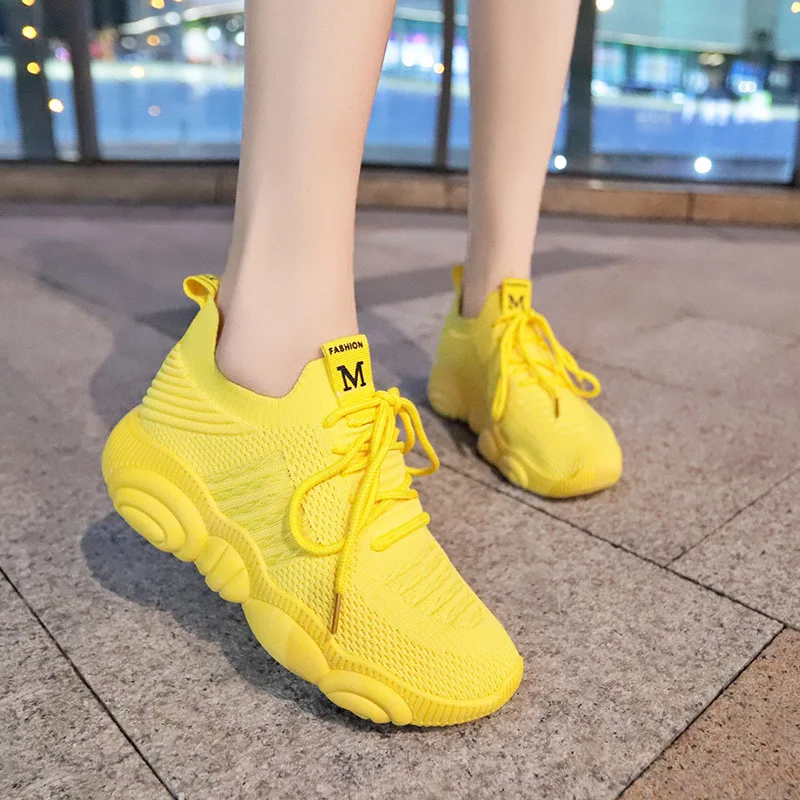 Giày Thời Trang Nữ Nền Tảng Gi - đánh giá và giá Women'S Yellow Fashion Sneakers