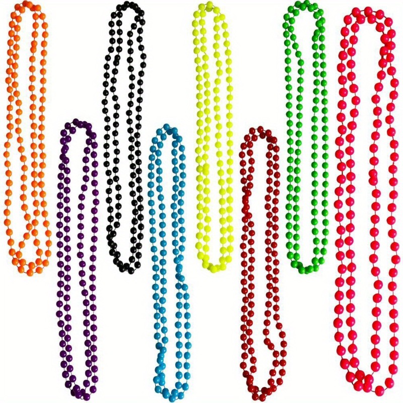 NEON BEADS NECKLACE 1980S 80S  - đánh giá và giá Women'S Fashion From The 80S