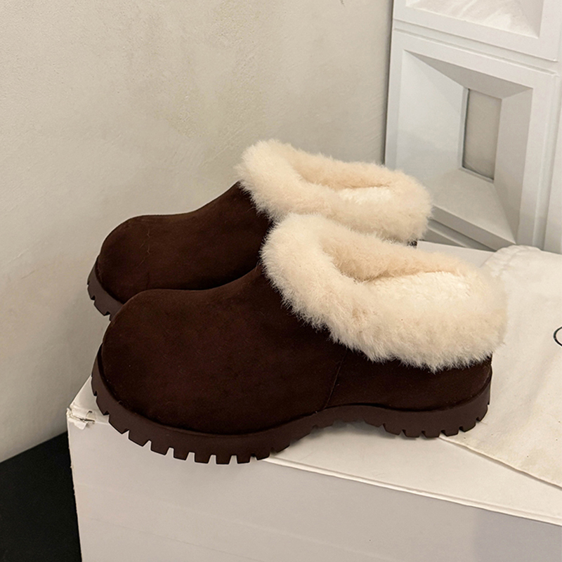 Women Fluffy Mules Shoes Flats - đánh giá và giá Women'S Fashion Winter 2025