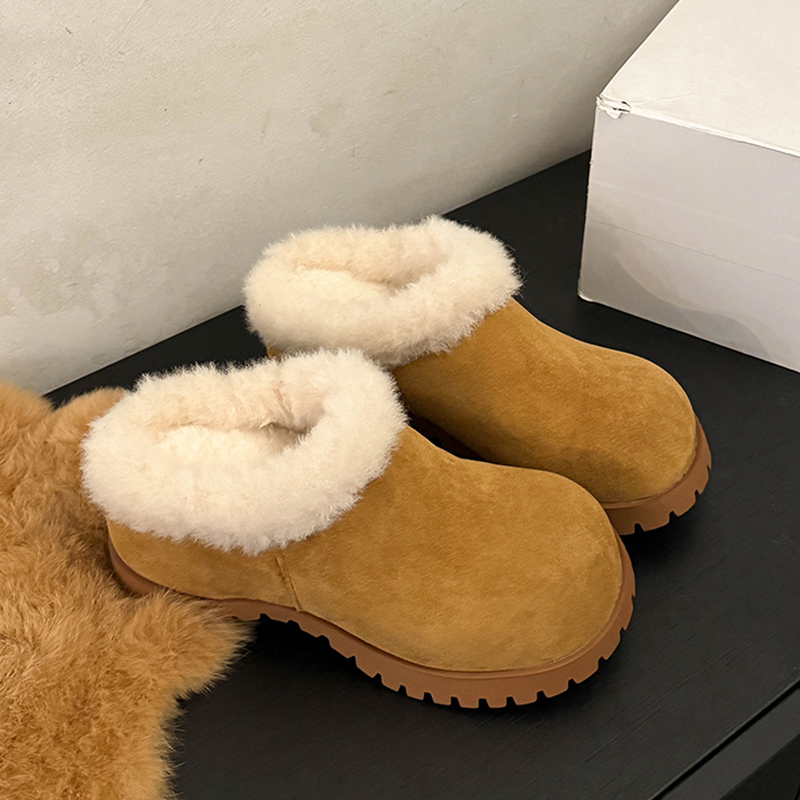 Women Fluffy Mules Shoes Flats - đánh giá và giá Women'S Fashion Winter 2025