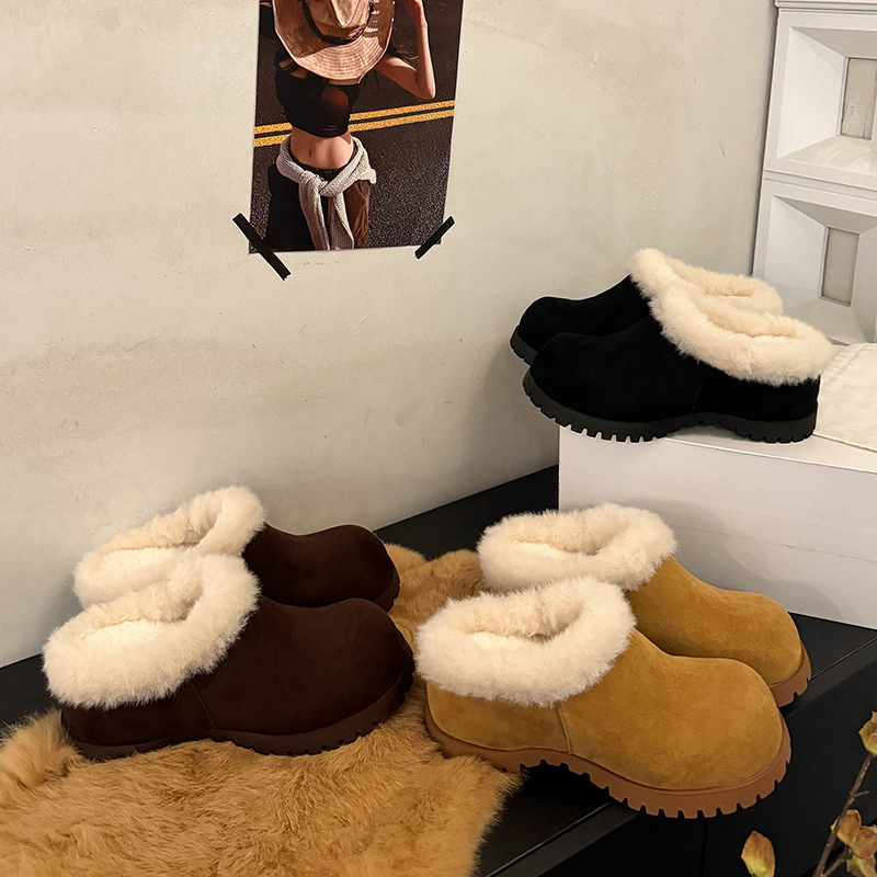 Women Fluffy Mules Shoes Flats - đánh giá và giá Women'S Fashion Winter 2025