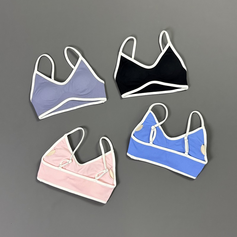 Women Contrastline Yoga Bra V  - đánh giá và giá Bra Top Seamless