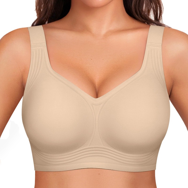 Plus Size Wireless Jelly Bra W - đánh giá và giá Bra Top Seamless