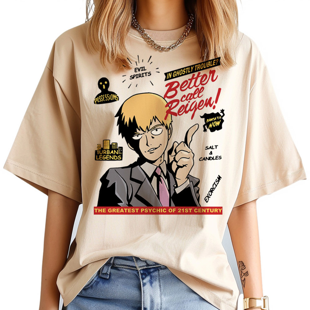 Mob Psycho 100 tshirt women Ps - đánh giá và giá Women'S Fashion In The 80S
