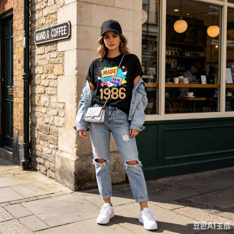 Women Men Retro 80s Graphic Te - đánh giá và giá Women'S Fashion In The 80S