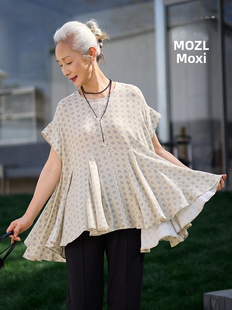 Muzhi Mid-aged Mom Summer Fash - đánh giá và giá Women'S Fashion Of The 50S