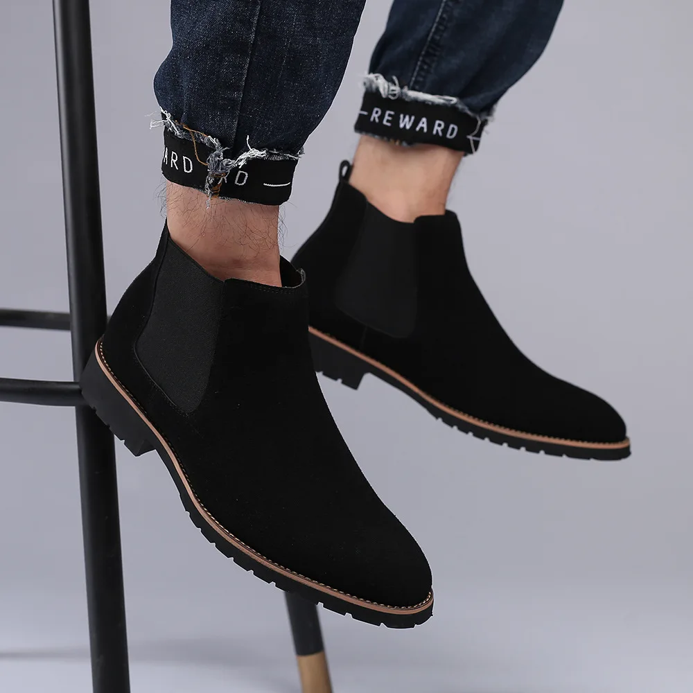 Men Ankle Boots British Style  - đánh giá và giá Women'S Fashion Winter 2025