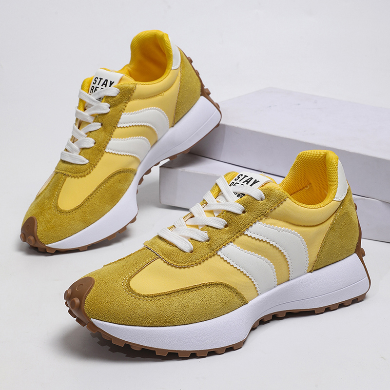 Fashion Yellow Striped Platfor - đánh giá và giá Women'S Yellow Fashion Sneakers