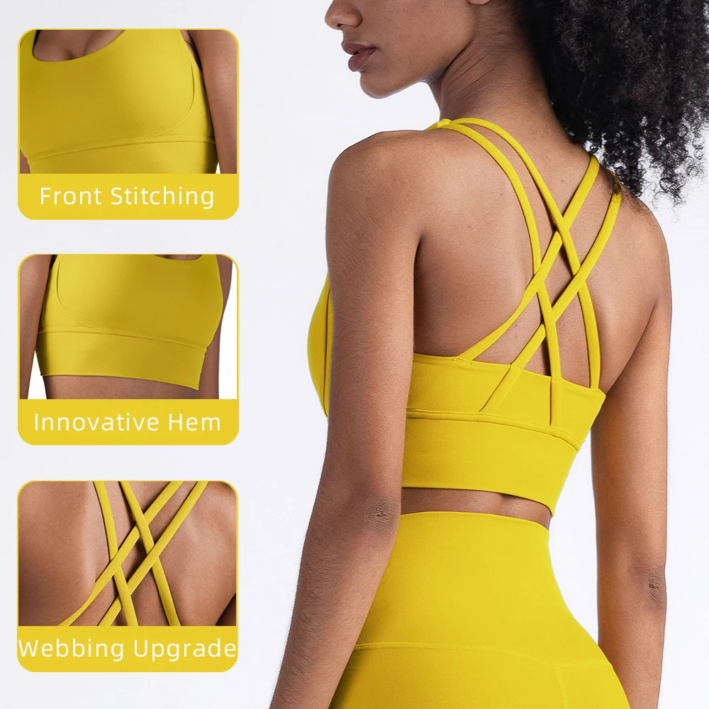 Summer Fashion Cross Back Wome - đánh giá và giá Bra Top Seamless