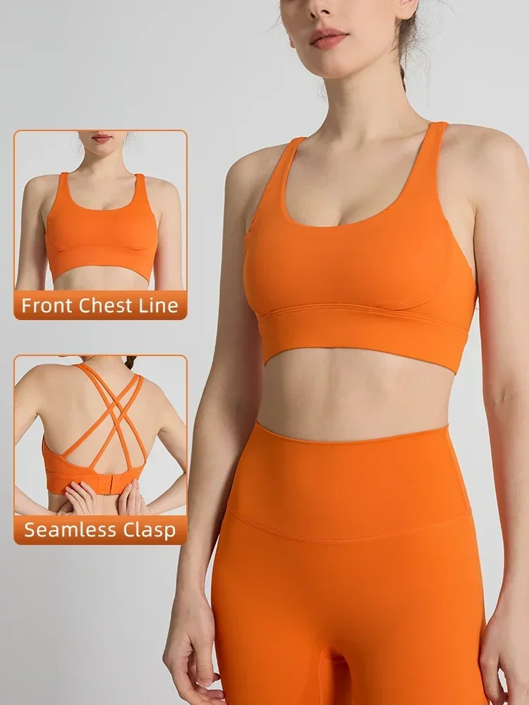 Solid Color Women's Sports Bra - đánh giá và giá Bra Top Seamless