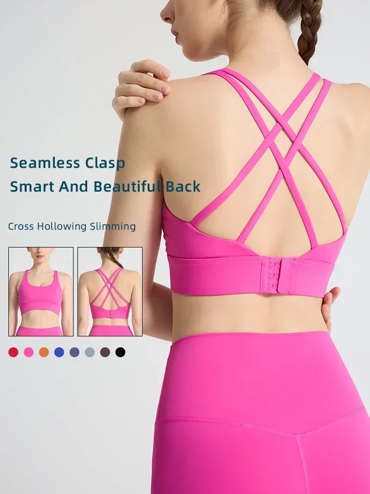 Solid Color Women's Sports Bra - đánh giá và giá Bra Top Seamless