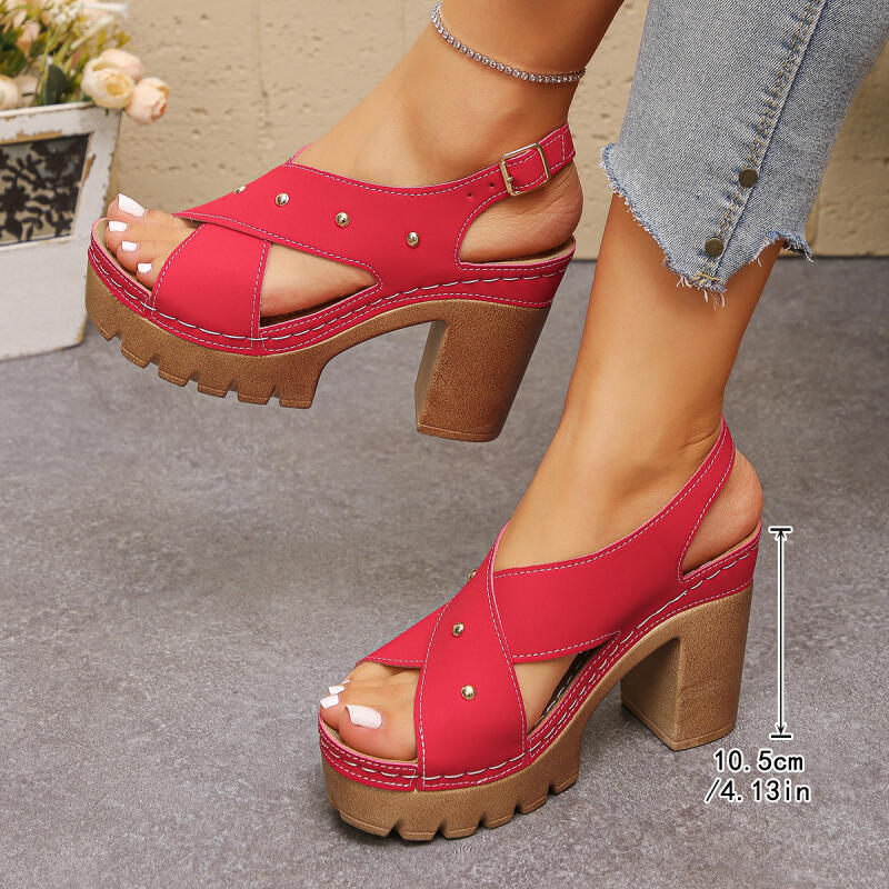 Vintage Super High Heel Cross  - đánh giá và giá Women'S Fashion Spring Summer 2026