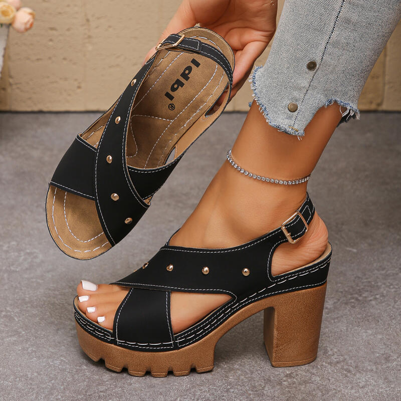 Vintage Super High Heel Cross  - đánh giá và giá Women'S Fashion Spring Summer 2026