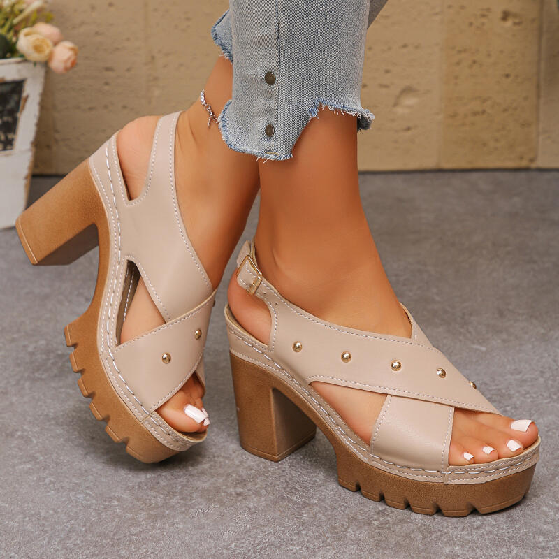 Vintage Super High Heel Cross  - đánh giá và giá Women'S Fashion Spring Summer 2026